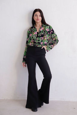 Рубашка с тропическим принтом - Martichelli фото 7