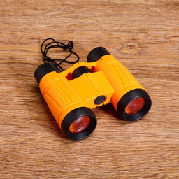 Бинокль 4х, детский, пластик, резина, микс, 10х11 см - Simaland фото 9