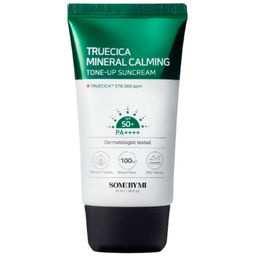Some By Mi Truecica Mineral Calming Tone-Up Suncream, 50ml - Солнцезащитный крем для ровного тона