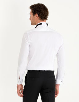Beyaz Slim Fit Smokin G_mlek