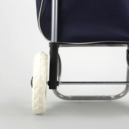 Сумка-тележка хозяйственная на шнуре, 35×20×96 см, синяя