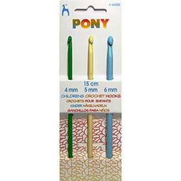 Набор крючков для детей 15 см PONY