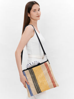 LACCOMA сумка P5268-мультицвет рафия целлюлозная полиэстер фото 3