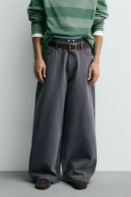 LIMITED EDITION WIDE-LEG TROUSERS - Zara фото 19