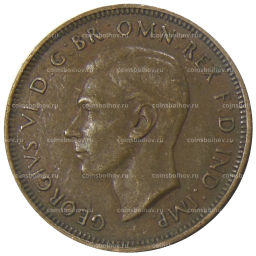 1/2 пенни 1938 года Австралия