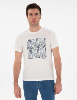 Белая стройная мата