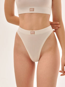 Стринги с высокой посадкой из хлопка - My фото 28