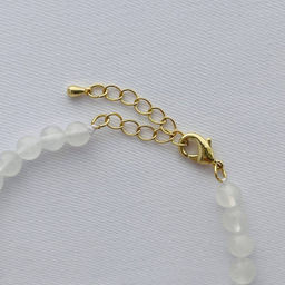 Браслет из Лунного камня 18 см + - Радуга самоцветов фото 4