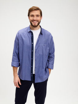 Сорочка мужская длинный рукав GREG S223/111/079/P/1  фото 5