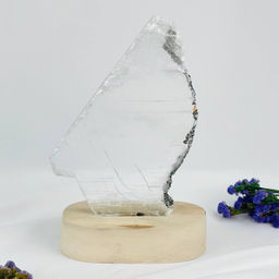 Срез Селенита на подставке - Радуга самоцветов фото 2