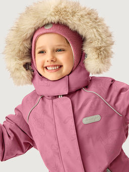 Комбинезон 8з0826 ягодный мусс/серый