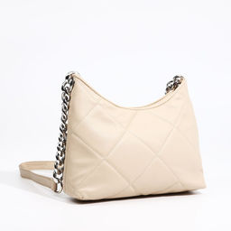 Сумка-багет на молнии, цвет бежевый - Simaland фото 2