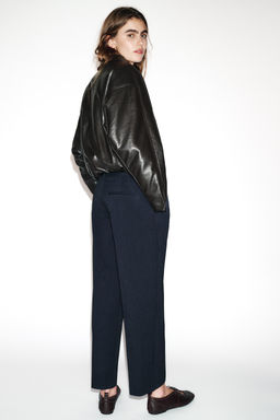 STRAIGHT TROUSERS WITH BELT