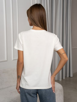 Футболка кулирка с лайкрой (хлопок 95%, лайкра 5%). - Binita фото 7