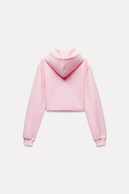 CROPPED INTERLOCK SWEATSHIRT - Zara фото 31