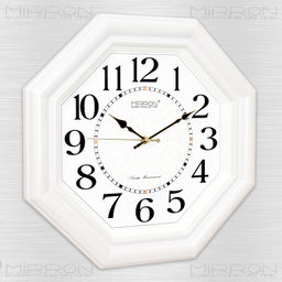 Настенные часы Mirron белые M2200ABPB