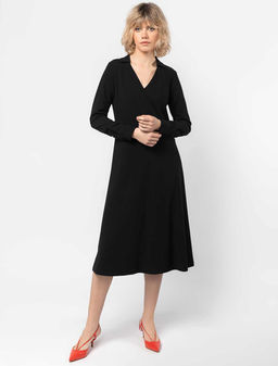 VILATTE / Платье из эластичного крепа  фото 2