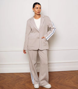 Костюм #ОКТ205001, бежево-серый - Dommod фото 3