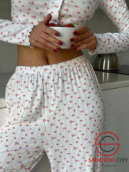 Пижама женская с рисунком