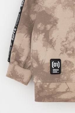 КР 302602/темно-бежевый,тай-дай к508 джемпер для мал - Crockid фото 7