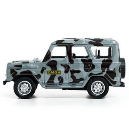 Машина металлическая УАЗ Hunter. ОМОН, инерция, 1:43 - АвтоГрад фото 5
