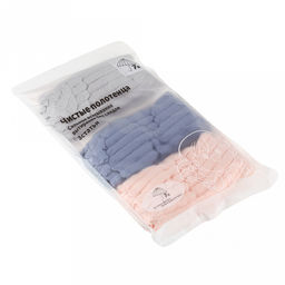 Салфетка для уборки 30х30см "Работница", микрофибра, набор 3шт (Китай)