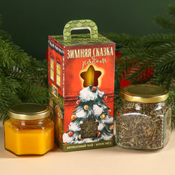 Набор чай и крем-мёд Зимняя сказка