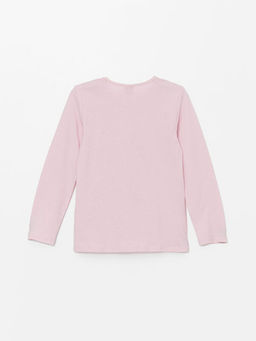 Bisiklet Yaka K?z ?ocuk Pijama ?st