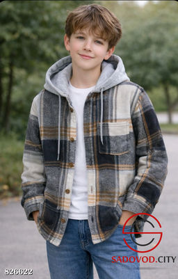 Тёплые байковые рубашки в клетку на меху