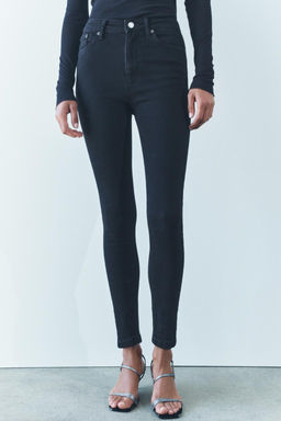 ZW COLLECTION SKINNY HIGH-WAIST JEANS - Zara фото 2