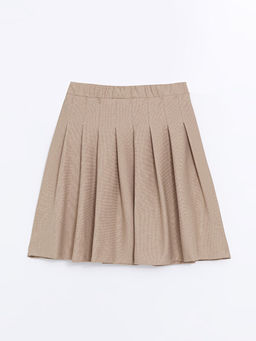 Basic Pileli K?z ?ocuk Etek