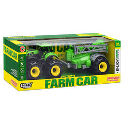 Трактор "Фермерский" с сеялкой, в коробке