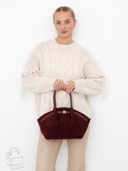 Сумка женская кожаная 2346YF angola red Polina&Eiterou