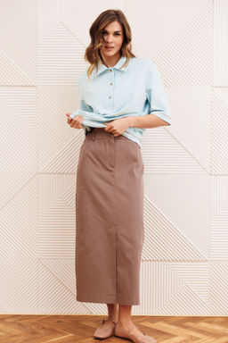 Костюм Gizart 5425 голубой, капучино  фото 2