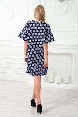 Платье женское из барби Барбара 2 вензель на синем - Амадэль фото 15