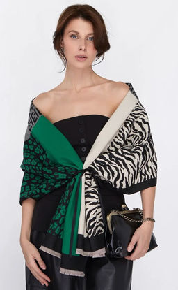 в СОСТАВЕ ШЕРСТЬ и КАШЕМИР! Большой,теплый двусторонний палантин - Tantino фото 22