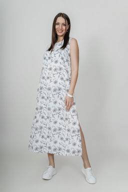 Двухслойное платье-сарафан 100% хлопок