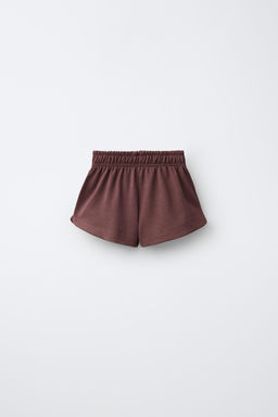 CONJUNTO CAMISETA Y BERMUDA INTERLOCK / Vino - Zara фото 4