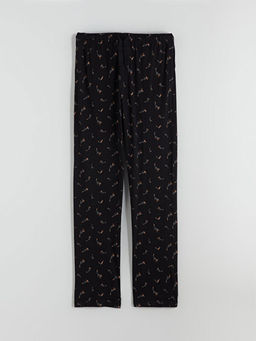 Standart Kal?p Bask?l? Erkek Pijama Alt