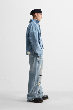 YOGUN SOLUK EFEKTLI DISTRESSED JEAN - Zara фото 4