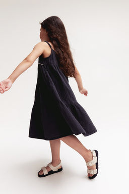 Vestido escalonado de muselina - H&m фото 3