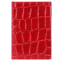 Обложка для автодокументов Cayman-В 122К натуральная кожа красный скат (74) 150883  фото 2