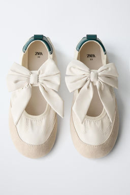 SPORTY BALLERINA SHOES WITH BOW - Zara фото 4