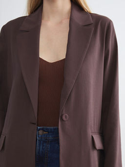 Gabardin Kad?n Blazer Ceket