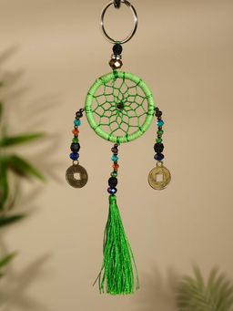 Брелок «Ловец снов», 4×15 см, светло-зелёный