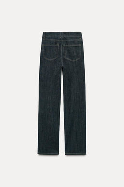 TRF STRAIGHT HIGH-WAIST JEANS - Zara фото 5
