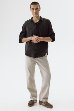 Camisa en muselina de algod?n Regular Fit - H&m фото 5
