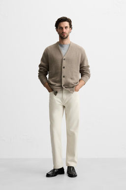 CARDIGAN WITH RAISED TRIM