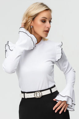 Блузка женская 4222/02/Белый - Rise фото 5