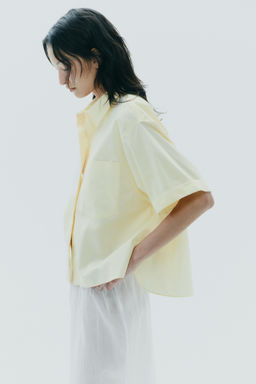 POPLIN SHIRT WITH POCKET - Zara фото 3